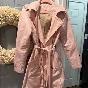 Michael Kors Light Pink Trench Coat